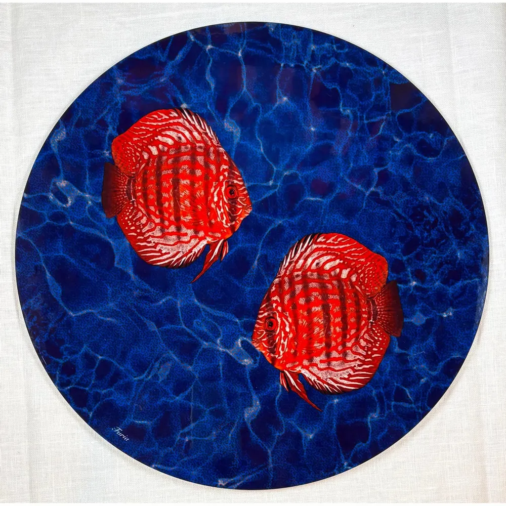 Sets de table - Sets de table - pesci sottopiatto rotondo - #02 - FURIA LIVING