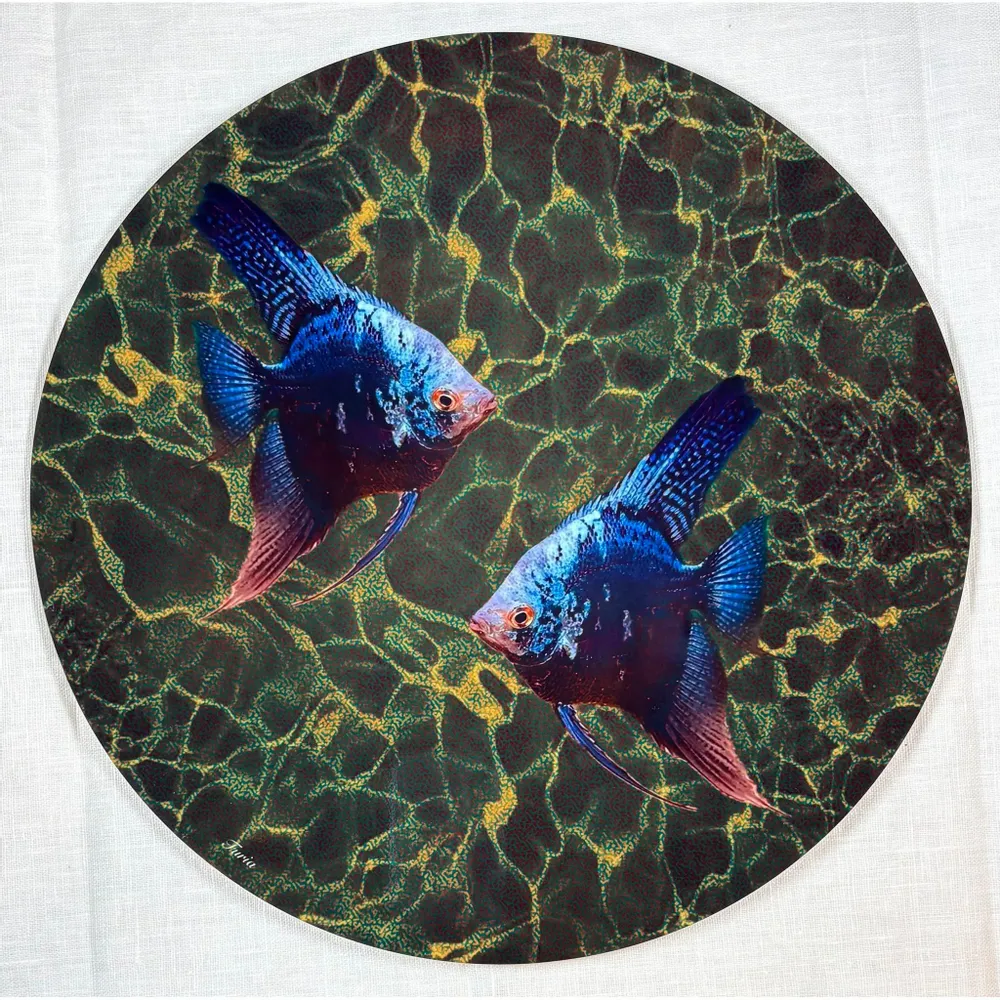 Sets de table - Sets de table - pesci sottopiatto rotondo - #05 - FURIA LIVING