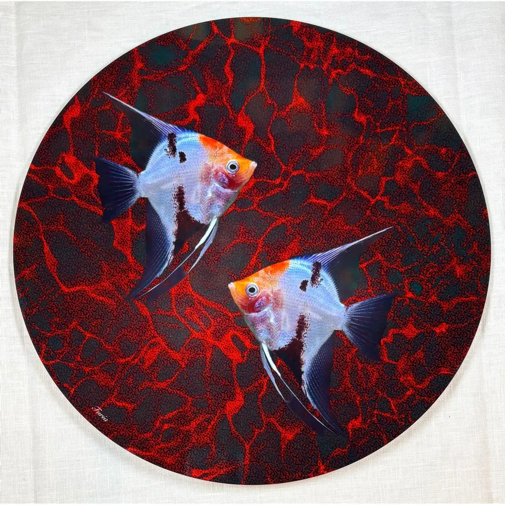 Sets de table - Sets de table - pesci sottopiatto rotondo - #06 - FURIA LIVING