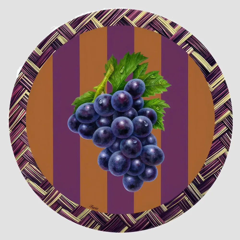 Table mat - Bottle coaster - Orto Sottobottiglia Rotondo - #04 - FURIA LIVING