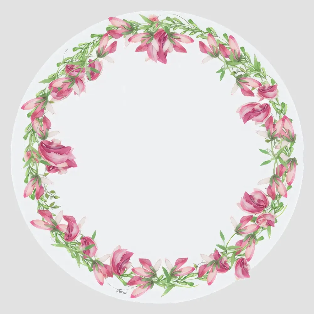 Table mat - Coasters - Girofiori Sottobicchiere Rotondo - #06 - FURIA LIVING