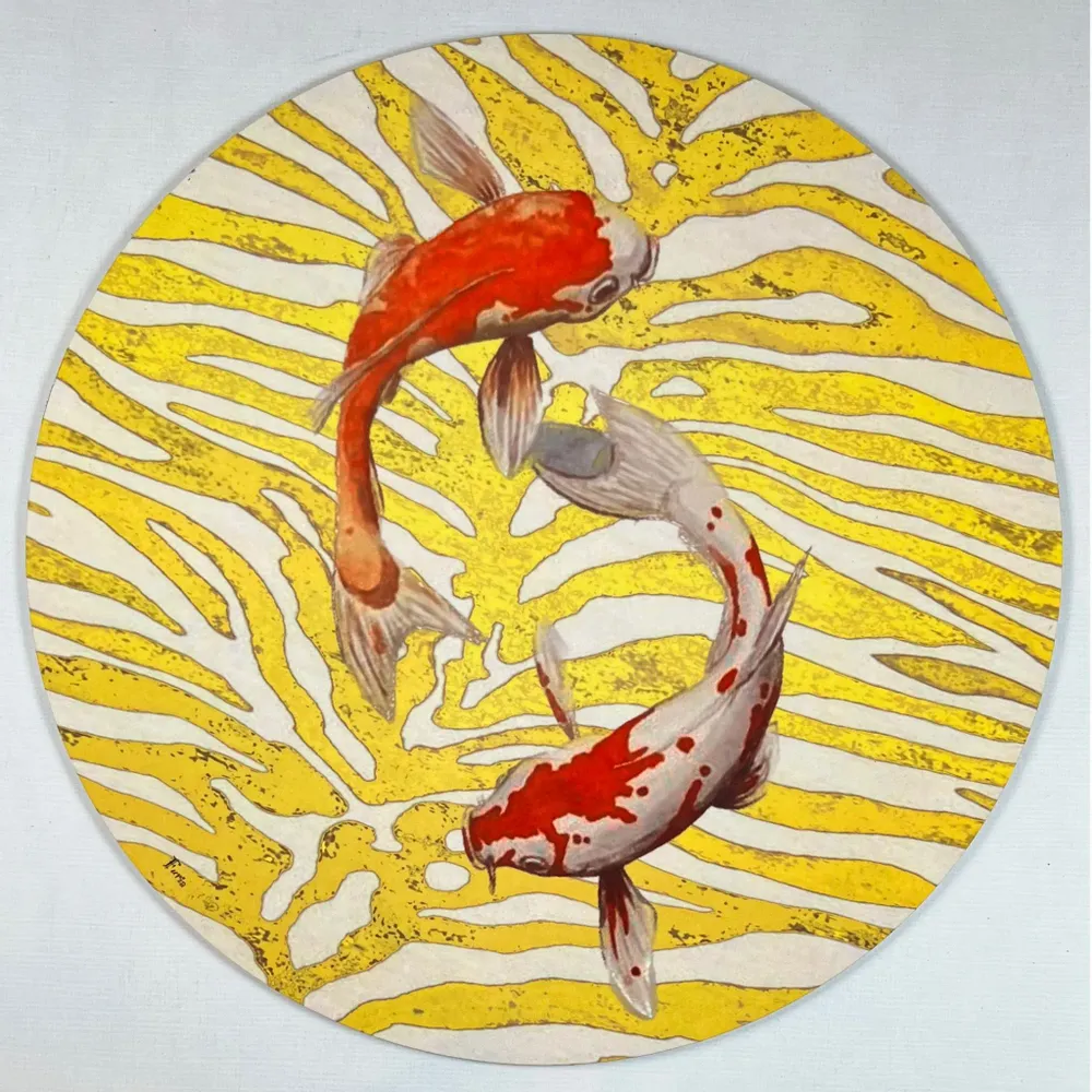 Dessous de plat - Dessous de bouteille - Koi Sottobottiglia Rotondo - #02 - FURIA LIVING