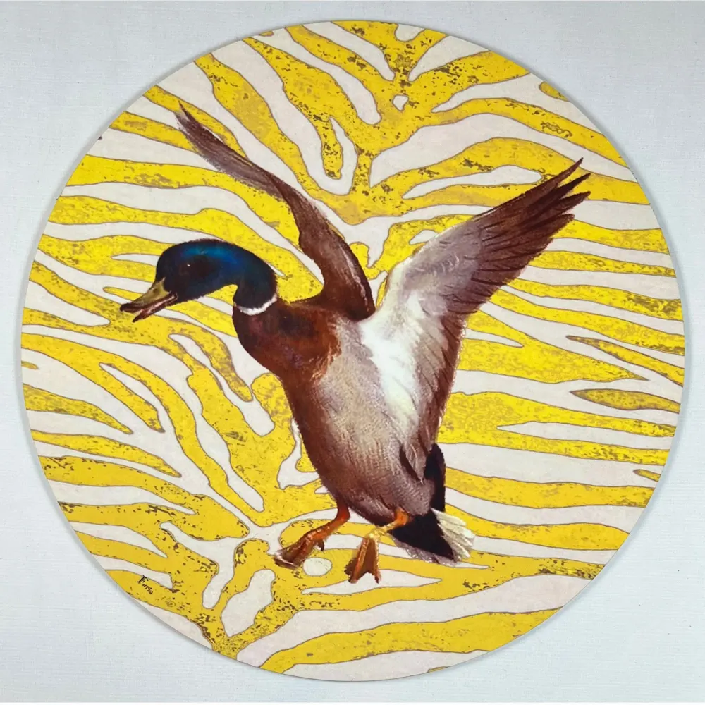 Dessous de plat - Dessous de verre - Anatra Sottobicchiere Rotondo - #02 - FURIA LIVING