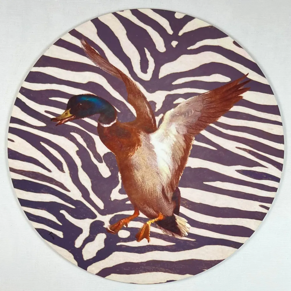 Dessous de plat - Dessous de verre - Anatra Sottobicchiere Rotondo - #04 - FURIA LIVING