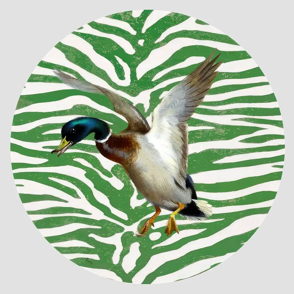 Table mat - Coasters - Anatra Sottobicchiere Rotondo - #06 - FURIA LIVING