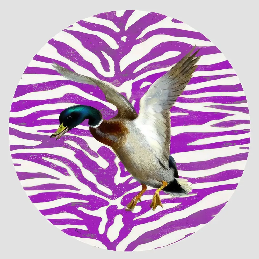 Table mat - Bottle coaster - Anatra Sottobottiglia Rotondo - #05 - FURIA LIVING