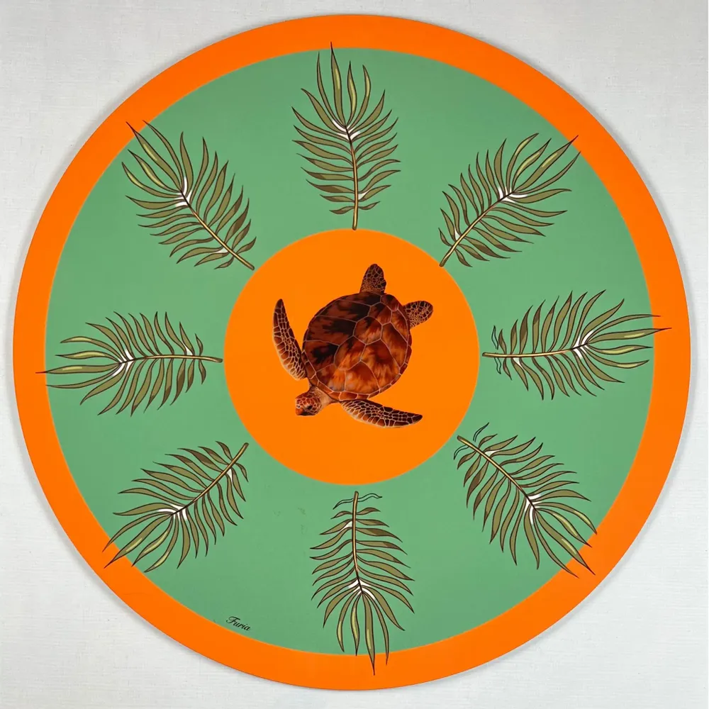 Sets de table - Sets de table - Turtle Primo Sottopiatto Rotondo - #01 - FURIA LIVING