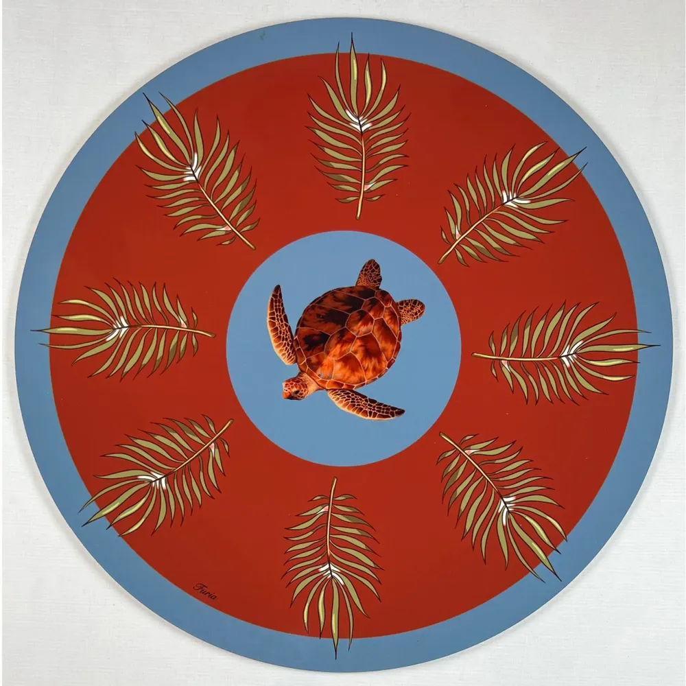 Sets de table - Sets de table - Turtle Primo Sottopiatto Rotondo - #08 - FURIA LIVING