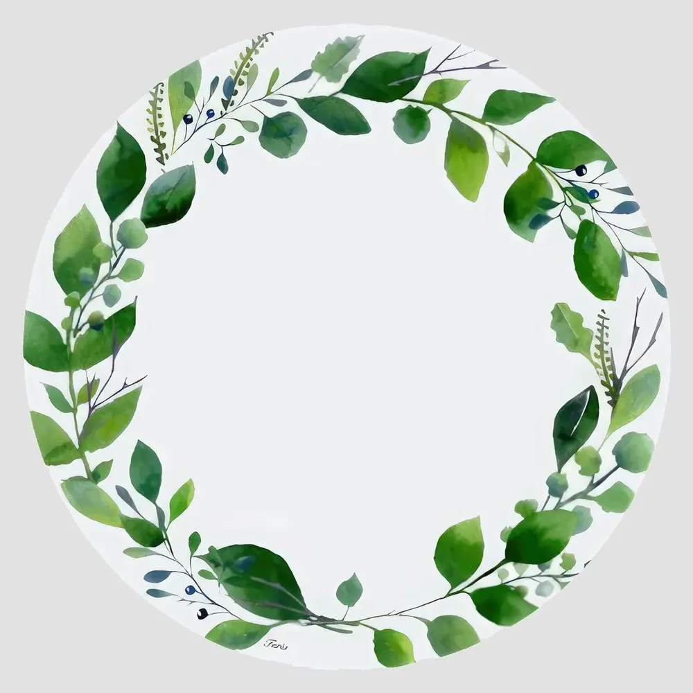 Placemats - placemats - Girofiori Sottopiatto Rotondo - #07 - FURIA LIVING