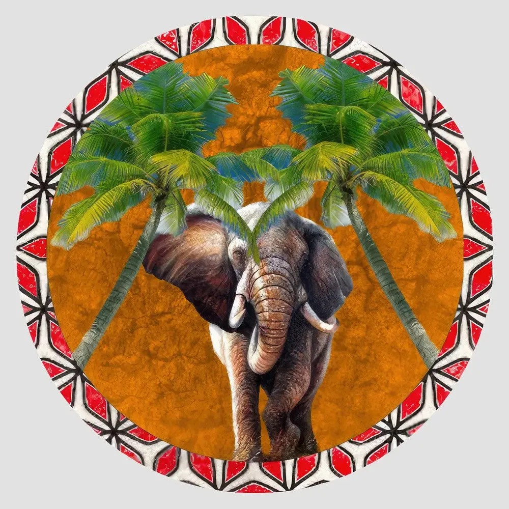 Placemats - placemats - Savana Sottopiatto Rotondo - #01 - FURIA LIVING