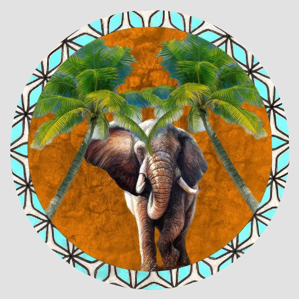 Placemats - placemats - Savana Sottopiatto Rotondo - #02 - FURIA LIVING