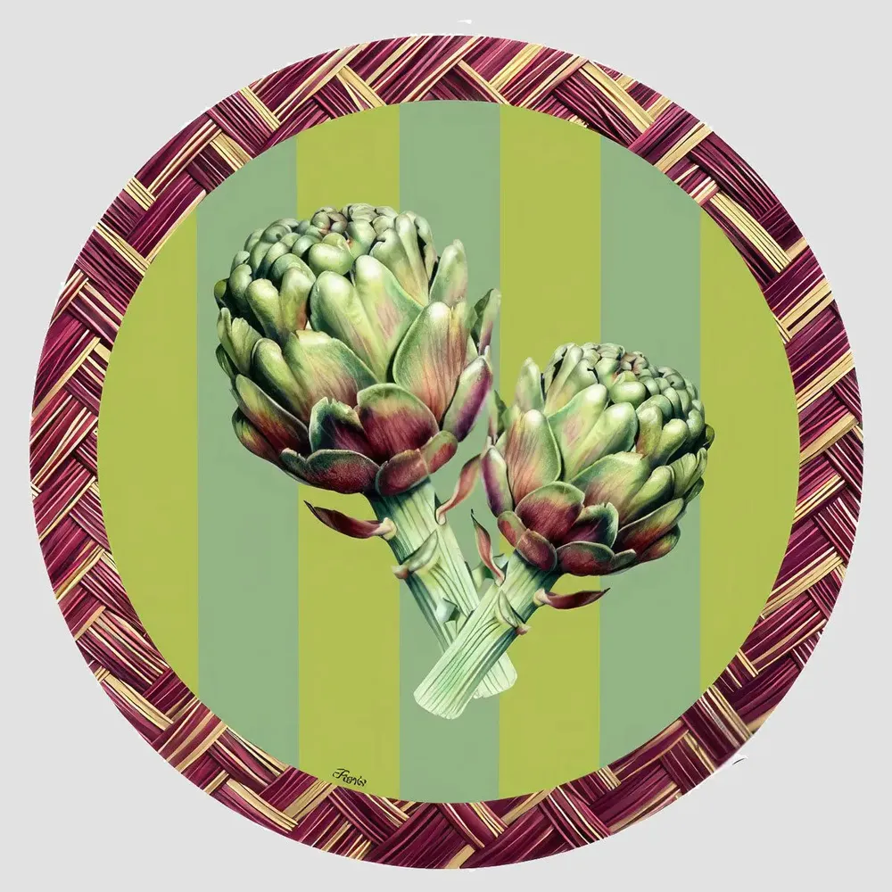 Placemats - placemats - Orto Sottopiatto Rotondo - #01 - FURIA LIVING