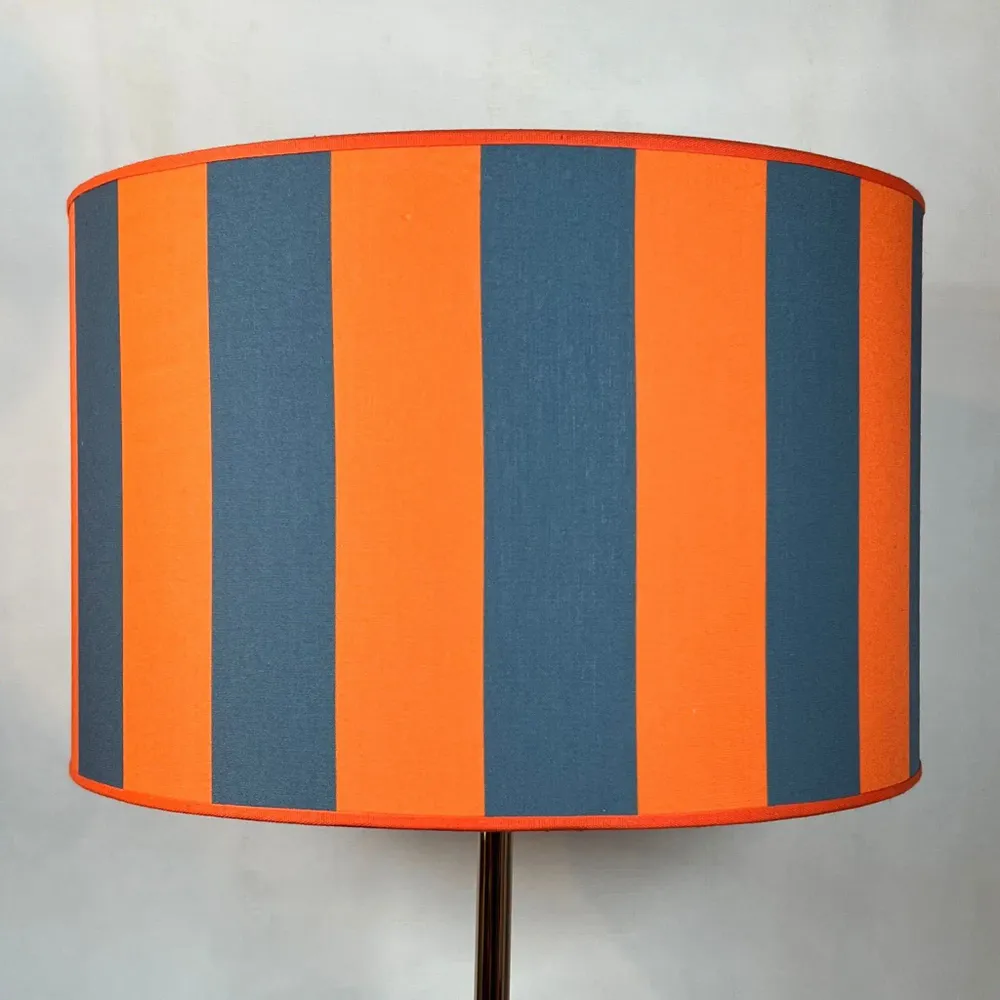 Blinds - Lampshade - Righe Arancioni e Azzurre - FURIA LIVING