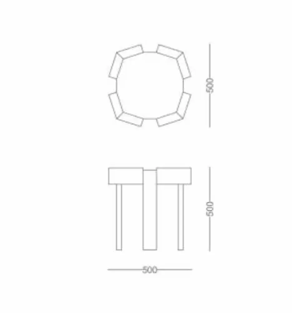 Tables basses - Petite table SPLAV S - GALERIE SANA MOREAU