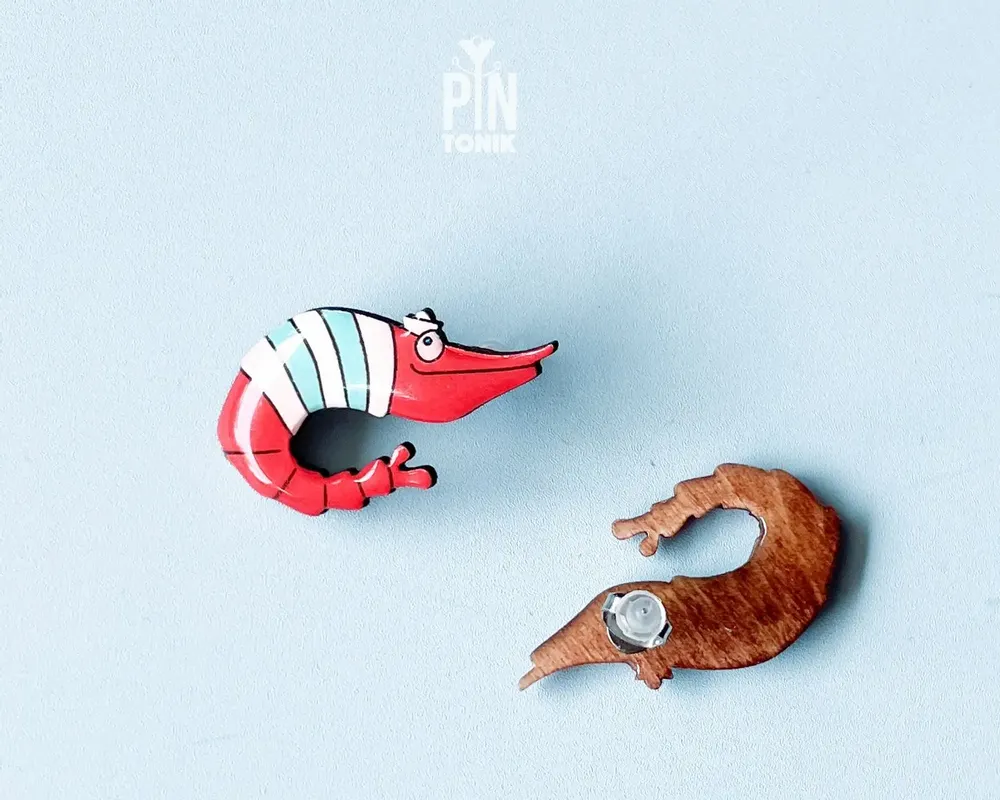 Jewelry - Shrimp Earrings - PINTONIK
