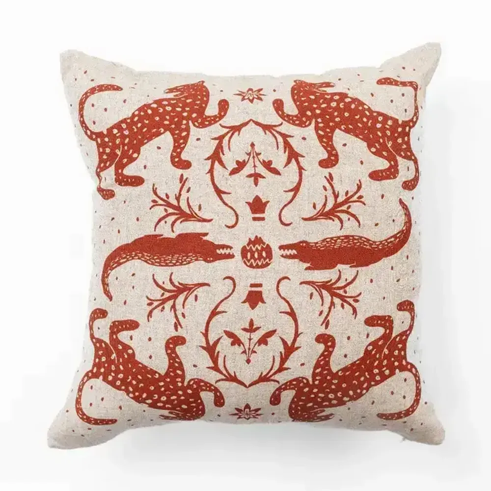 Coussins textile - Handprinted Linen Cushions - KILIIM