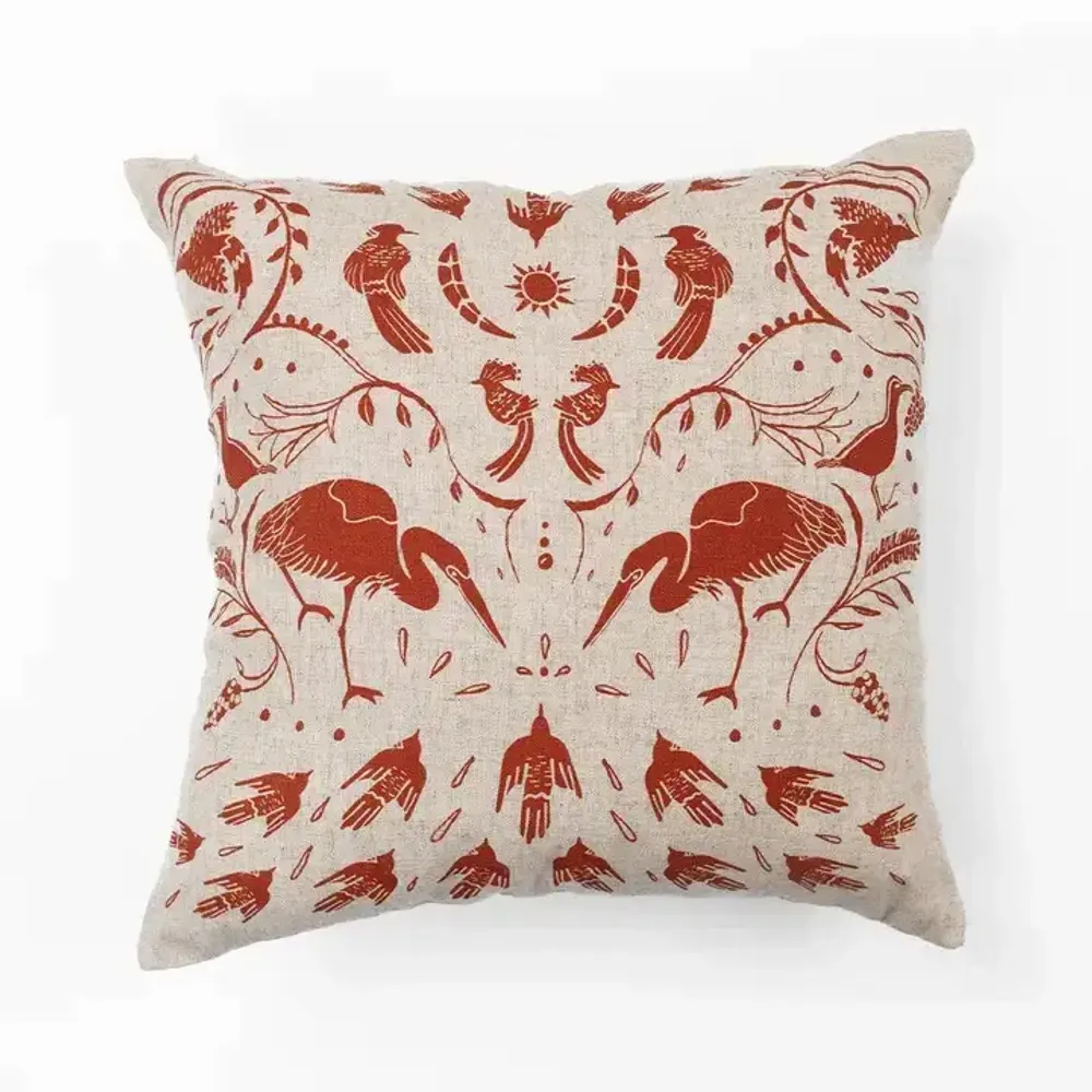 Coussins textile - Handprinted Linen Cushions - KILIIM