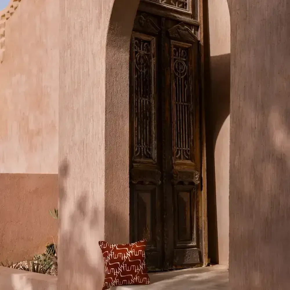 Coussins textile - Handprinted Linen Cushions - KILIIM