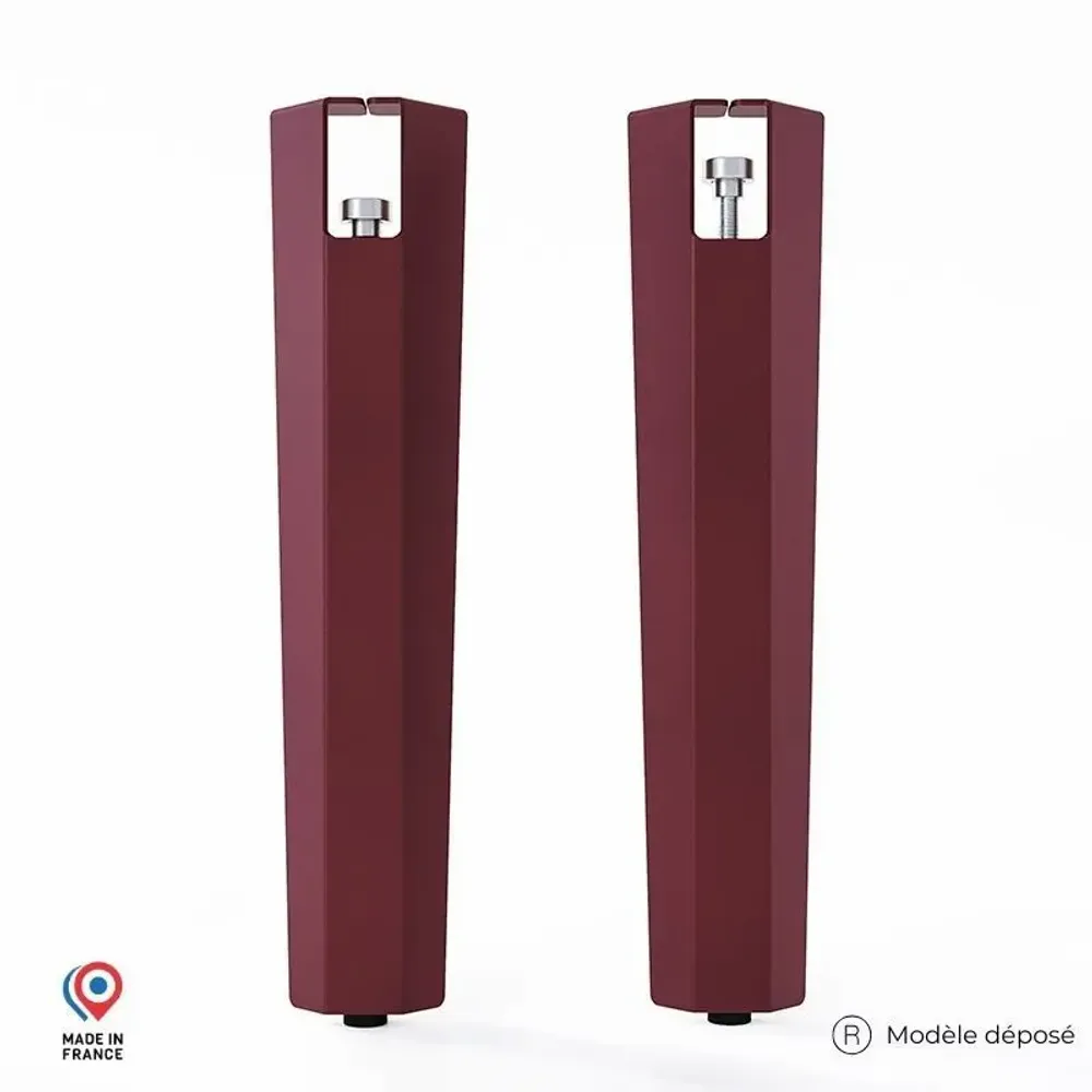 Coffee tables - SAPPHIRE STEEL COFFEE TABLE LEGS - SET OF 2 LEGS - DECO-GEM