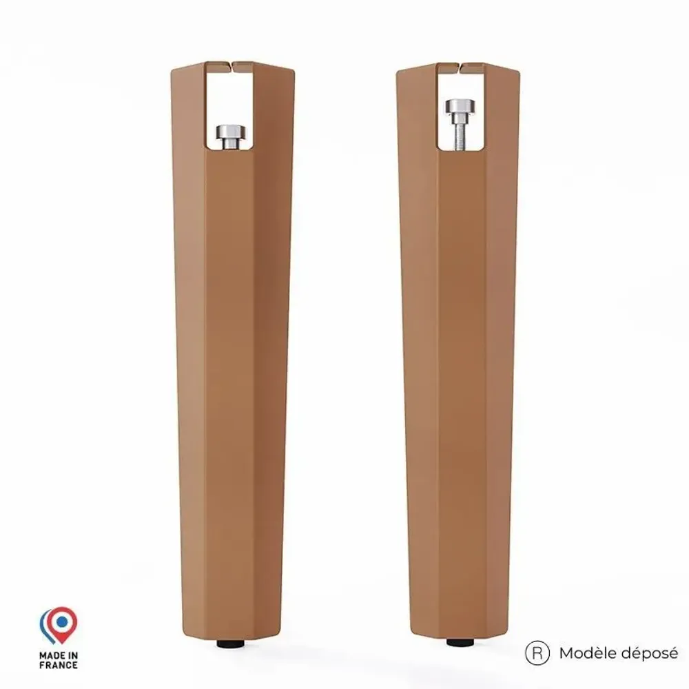 Coffee tables - SAPPHIRE STEEL COFFEE TABLE LEGS - SET OF 2 LEGS - DECO-GEM