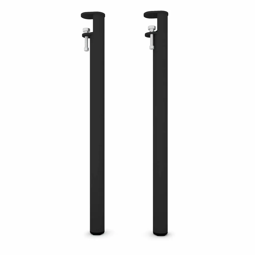 Tables Salle à Manger - PIED DE TABLE HAUTE EN ACIER TOPAZE - LOT DE 2 PIEDS - DECO-GEM