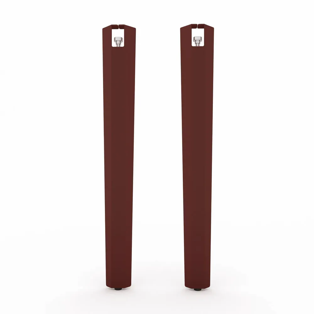 Consoles - PIED DE TABLE MANGE DEBOUT EN ACIER SAPHIR - LOT DE 2 PIEDS - DECO-GEM