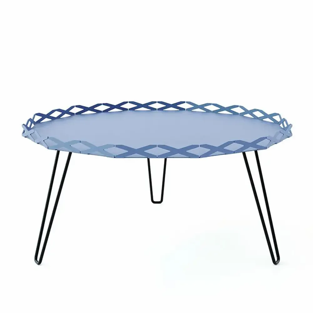 Tables de jardin - TABLE BASSE EN ACIER AURA - DECO-GEM