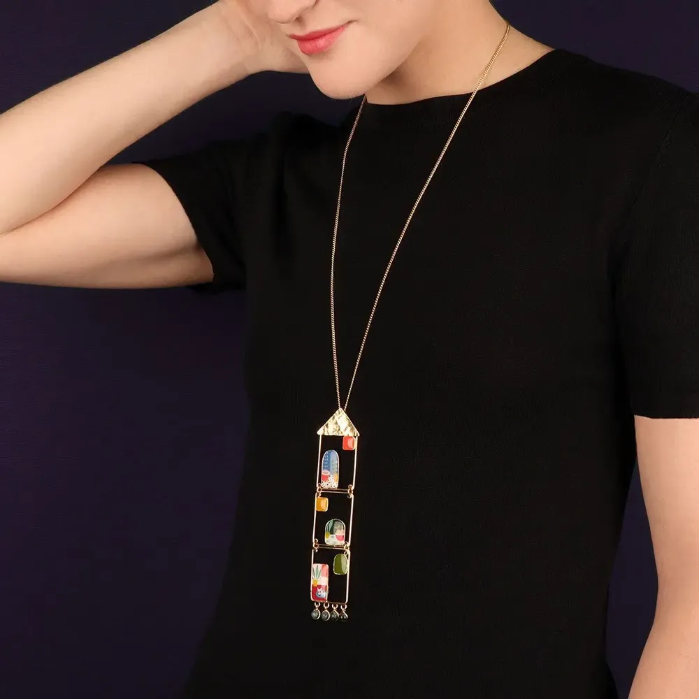 Jewelry - CURIOUS NECKLACE GOLD COLOR MULTI - TARATATA BIJOUX