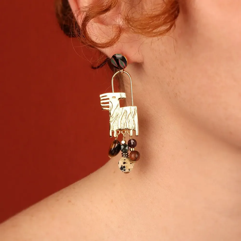 Jewelry - SWAHILI CHIPS GOLD MULTI COLOR - TARATATA BIJOUX