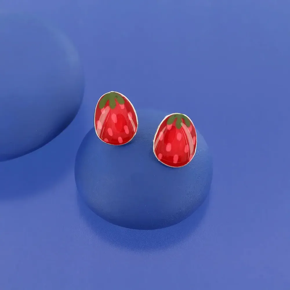 Jewelry - Delightful Fleas, Silver and Red - TARATATA BIJOUX