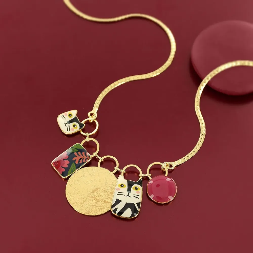 Jewelry - ALFRED NECKLACE GOLD MULTI COLOR - TARATATA BIJOUX