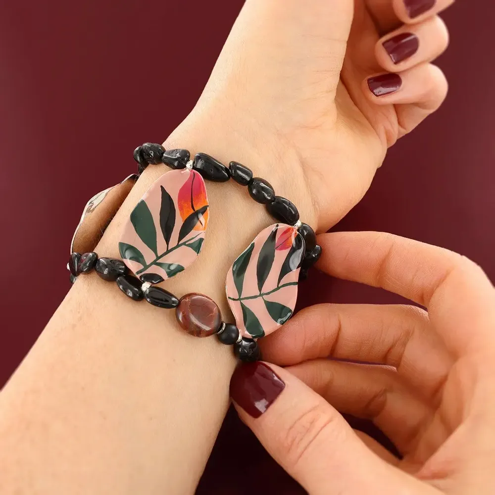 Bijoux - BRACELET AMAZONE COULEUR ARGENT MULTI - TARATATA BIJOUX