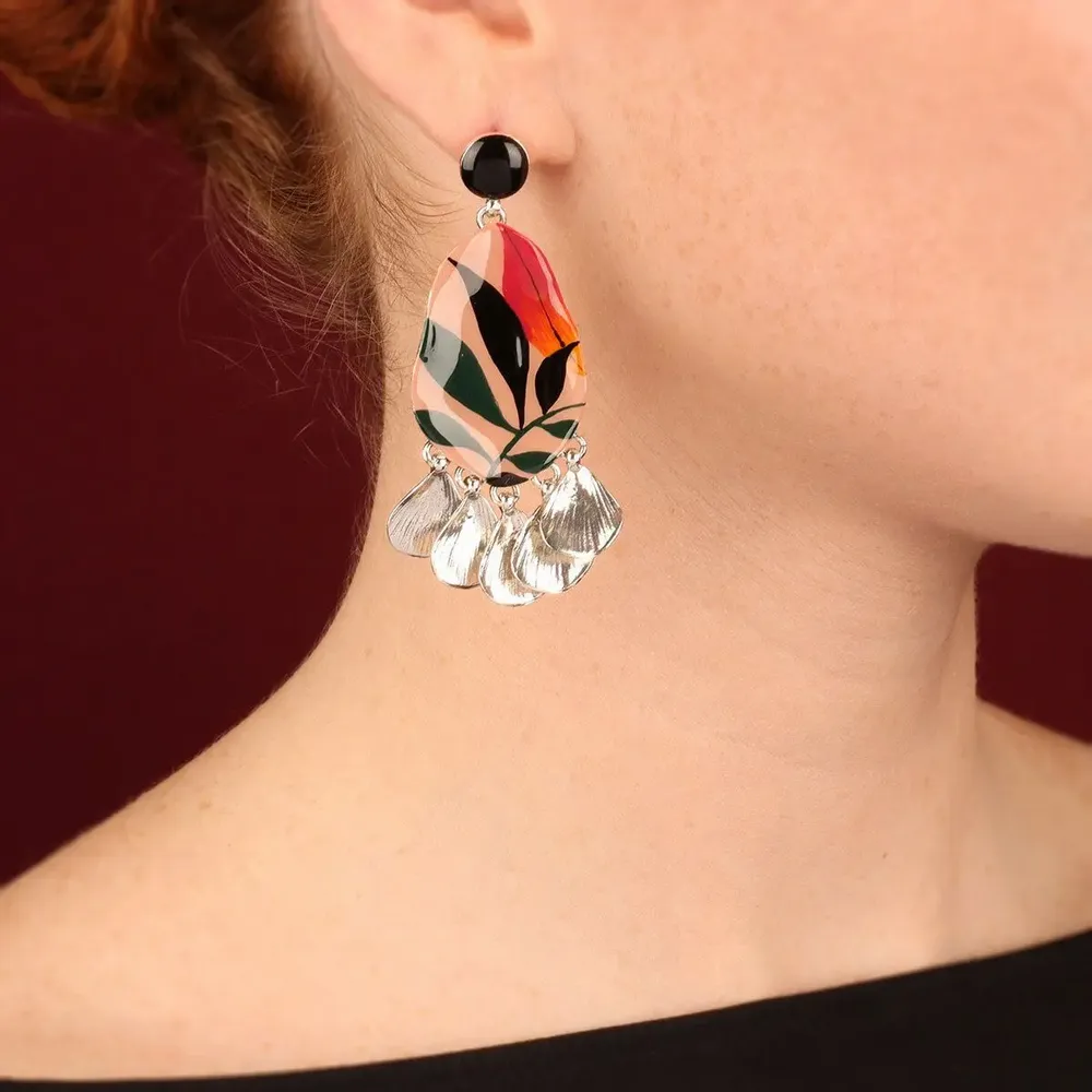 Jewelry - AMAZON FLEA MARKS, SILVER & PINK COLOR - TARATATA BIJOUX