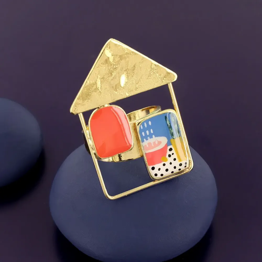 Jewelry - CURIOUS RING, GOLD MULTI COLOR - TARATATA BIJOUX