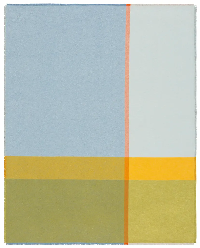 Throw blankets - Throw Great Blue - BIEDERLACK