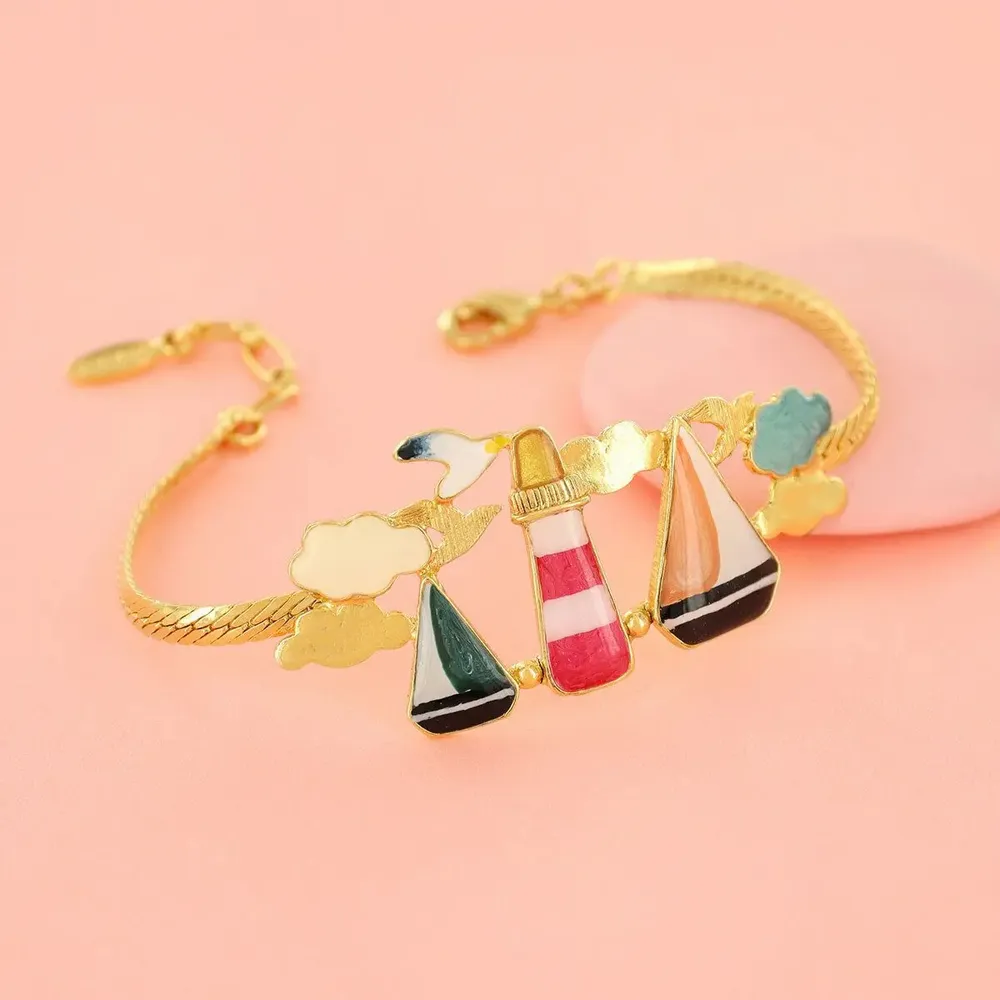 Jewelry - HORIZON BRACELET GOLD COLOUR MULTI - TARATATA BIJOUX