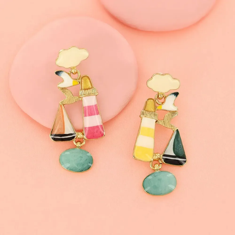 Jewelry - HORIZON CHIPS GOLD COLOR MULTI - TARATATA BIJOUX