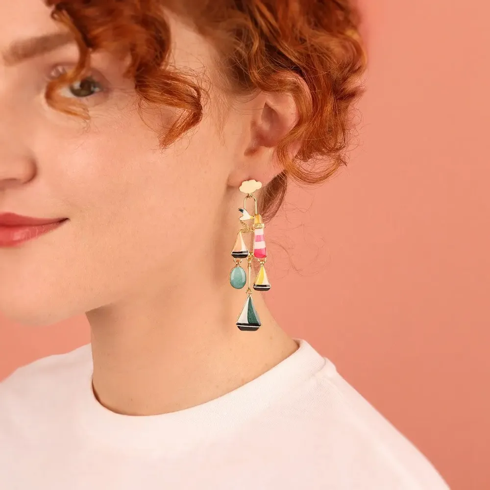 Jewelry - HORIZON CHIPS GOLD COLOR MULTI - TARATATA BIJOUX