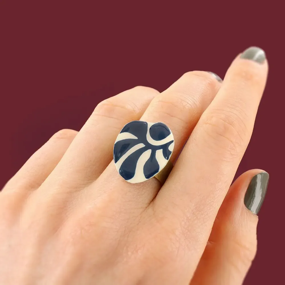 Jewelry - KALY RING, BRONZE BLUE COLOUR - TARATATA BIJOUX