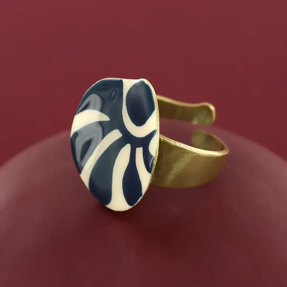 Jewelry - KALY RING, BRONZE BLUE COLOUR - TARATATA BIJOUX