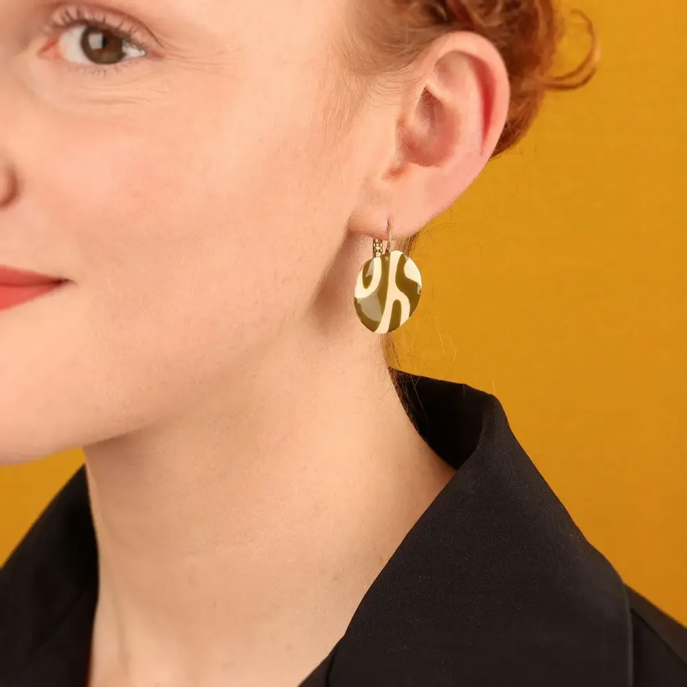 Jewelry - KALY SLEEPING BED, BRONZE GREEN COLOR - TARATATA BIJOUX