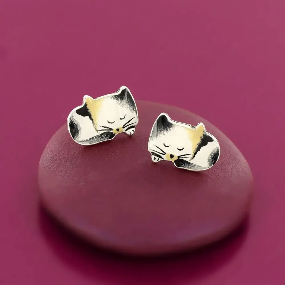 Bijoux - PUCES CHANAPE COULEUR ARGENT BLANC - TARATATA BIJOUX