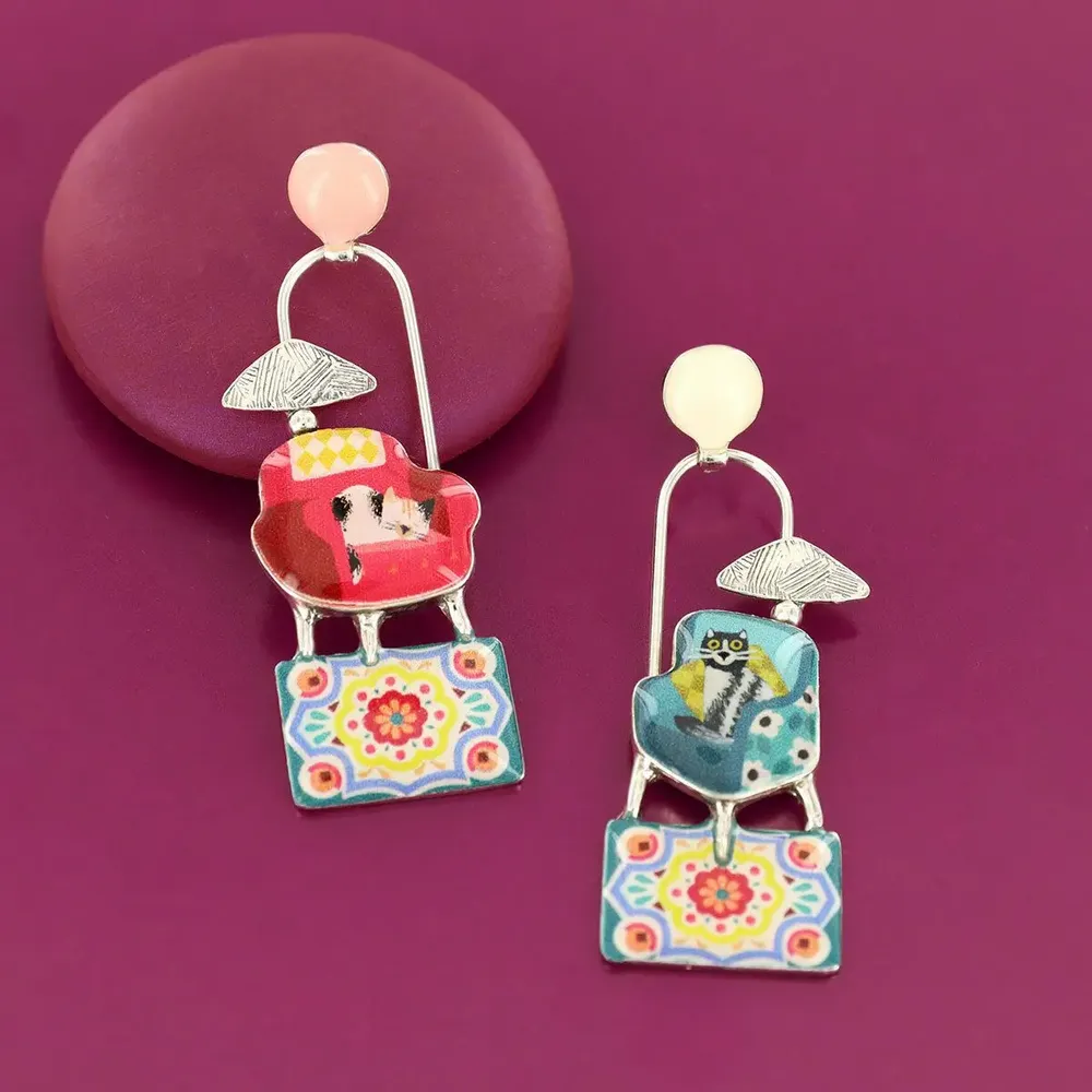 Jewelry - SILVER MULTI COLOR CHIPS - TARATATA BIJOUX