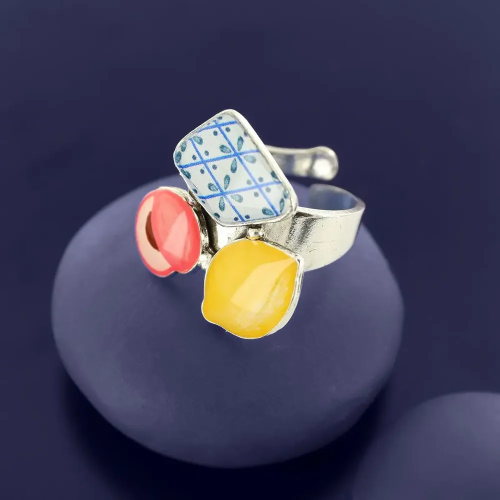 Jewelry - PRETTY RING, PRETTY SILVER MULTI COLOR - TARATATA BIJOUX