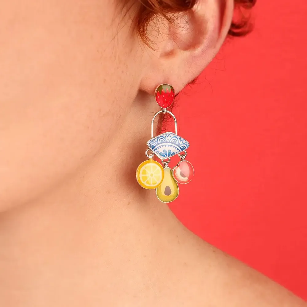 Jewelry - PRETTY SILVER MULTI COLOR CHIPS - TARATATA BIJOUX