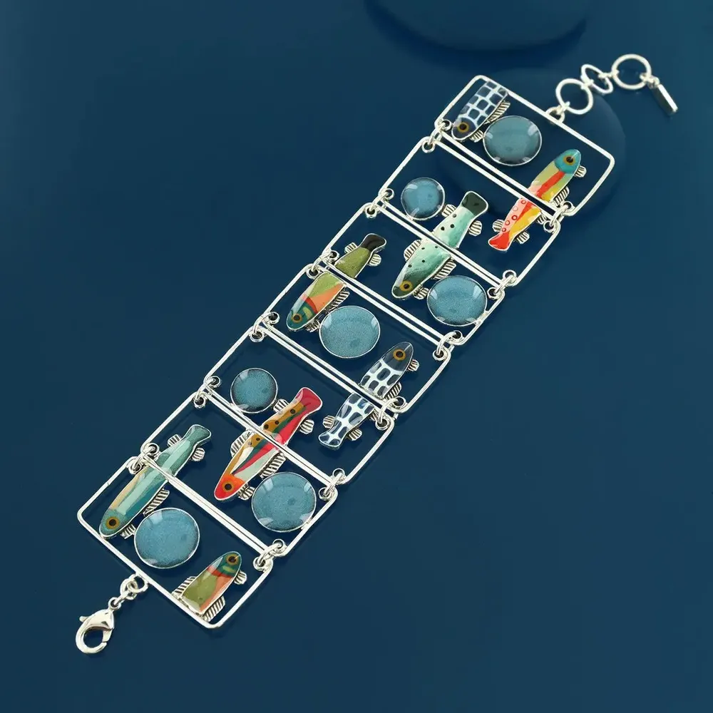 Jewelry - BLUE SILVER MULTI COLOR BRACELET - TARATATA BIJOUX