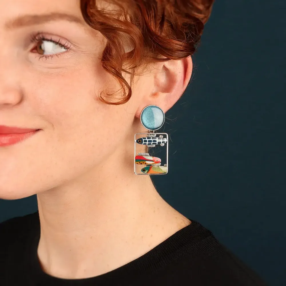 Jewelry - BLUE CLIPS SILVER MULTI COLOR - TARATATA BIJOUX