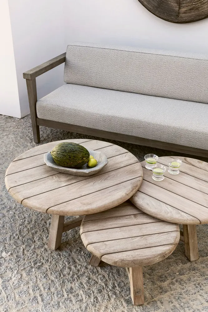 Tables de jardin - Coffee Table Floor set of 3 - GOMMAIRE