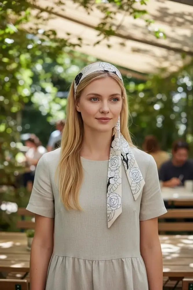 Headbands - Adriana Peony Headband - MAISON FITZGERALD