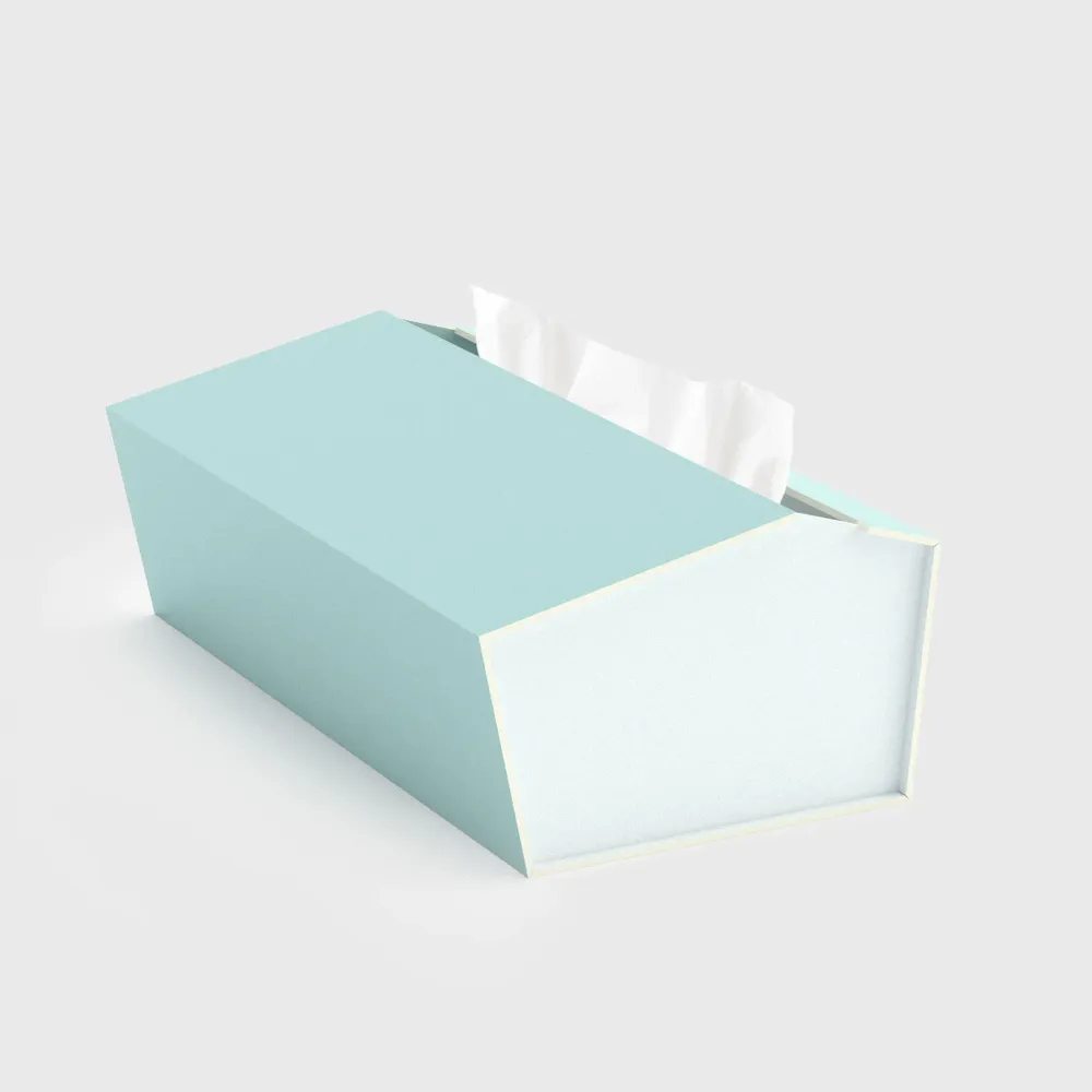 Napkins - Utchi Tissue Box - Blue - PAPER FOR PAPER